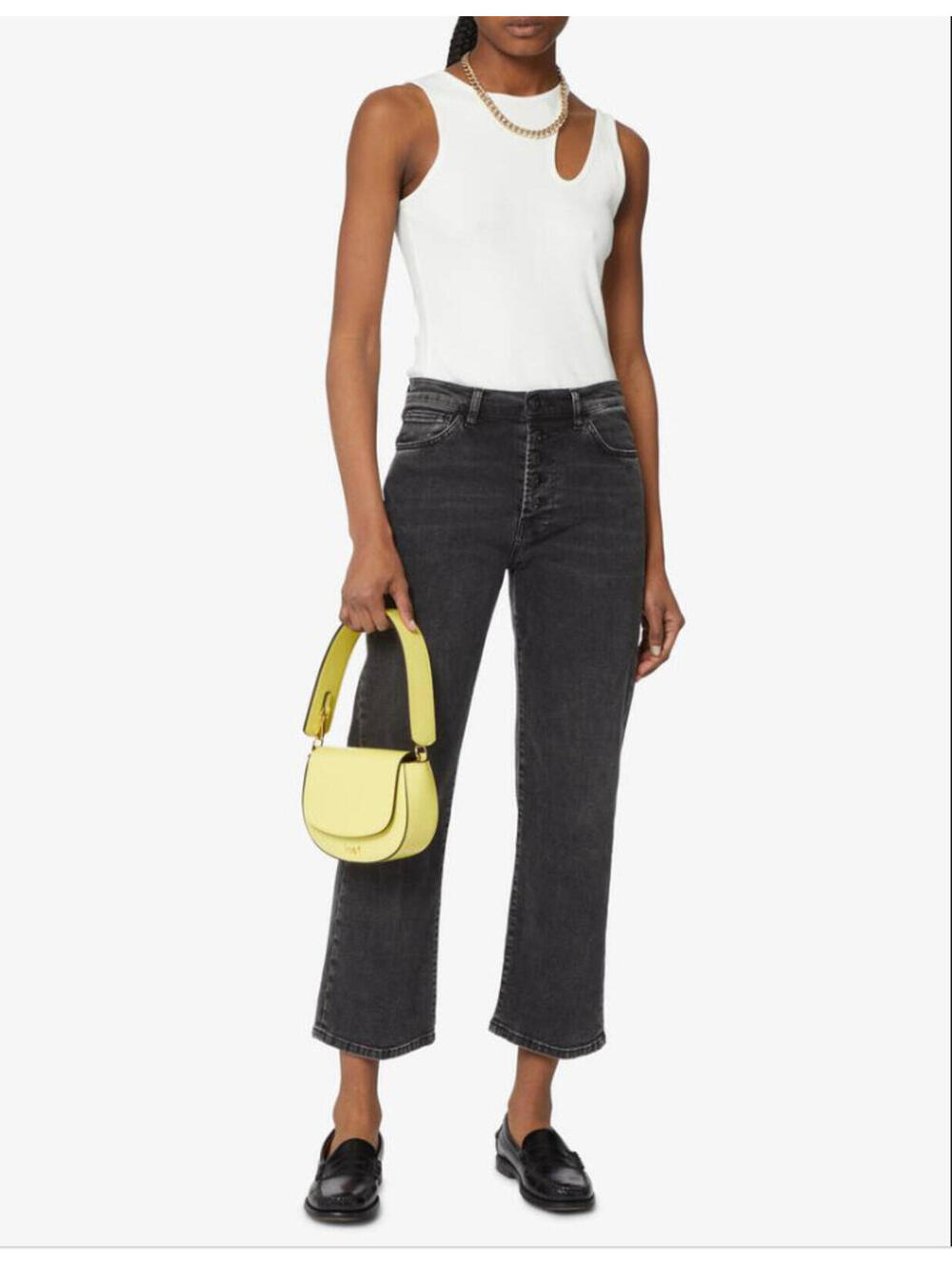 3X1 Mina Poppy Super High Rise Crop Jeans, Size 29, $245 NWT #2460
